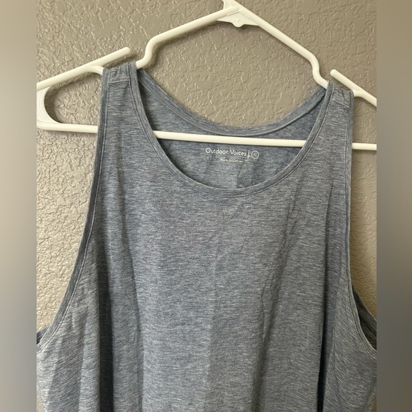 Outdoor Voices gray blue tank top size XL - Picture 2 of 5